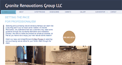 Desktop Screenshot of graniterenovation.net